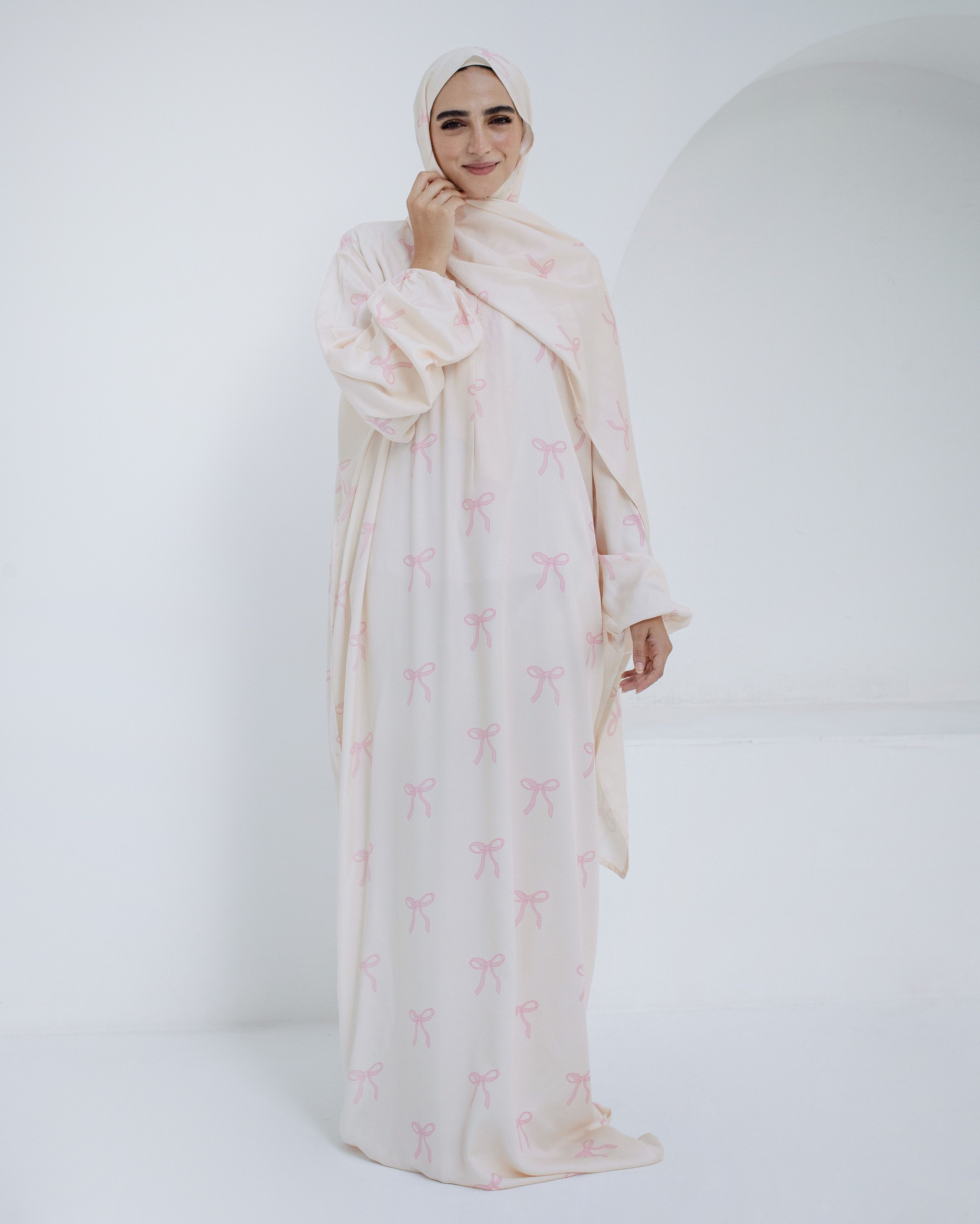 Cotton Rose Ties - Prayer Dress