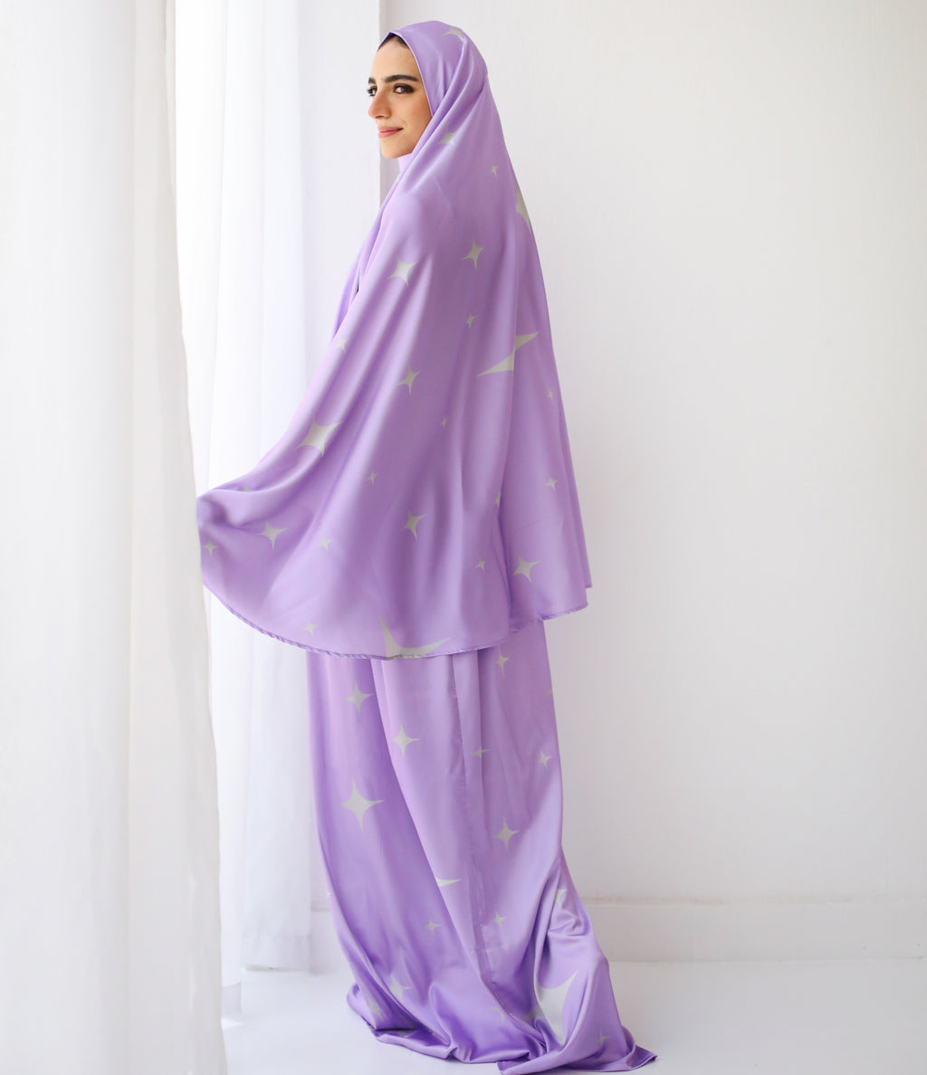 Lilac Serenity Prayer Set