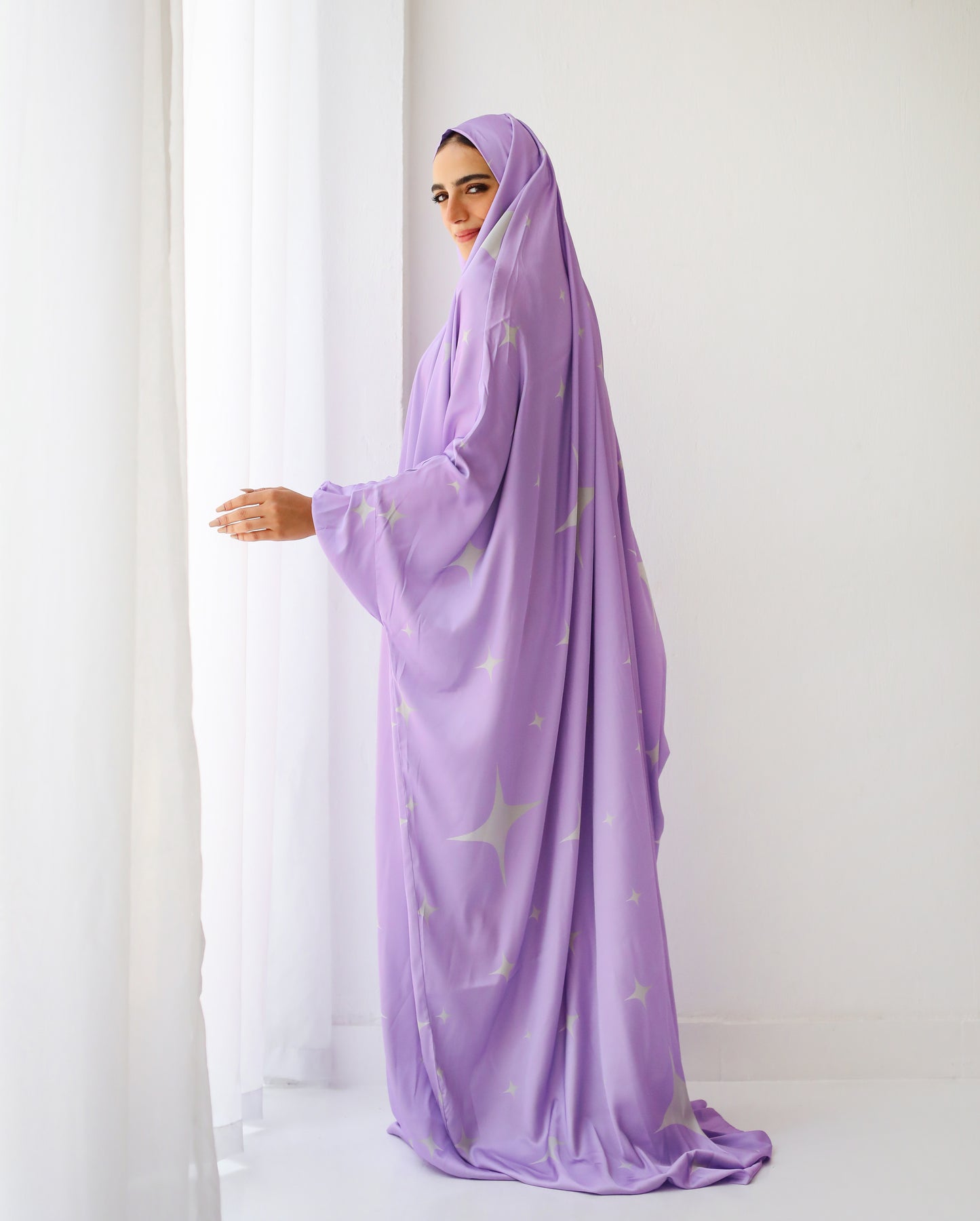 Lilac Serenity Slip on Khimar