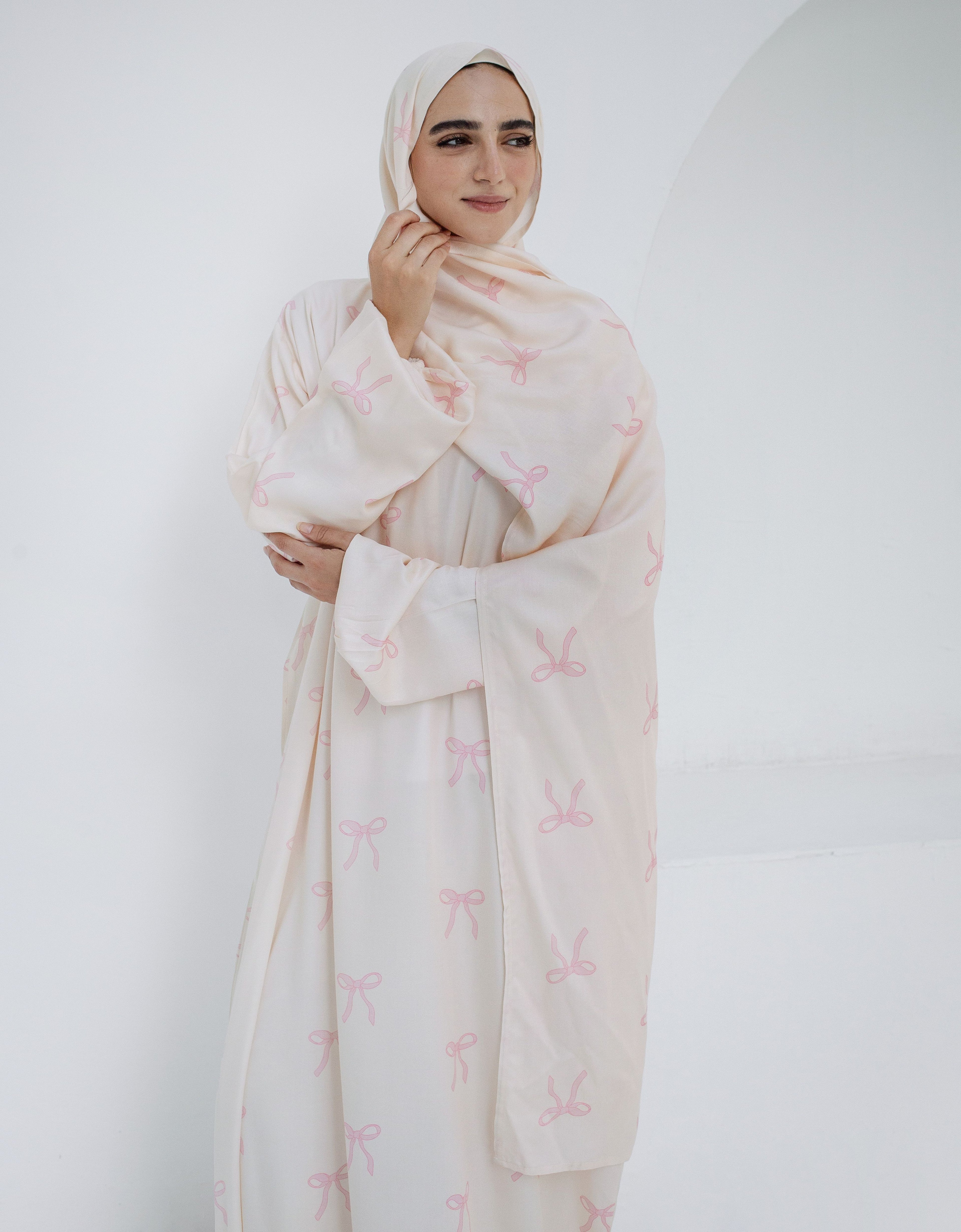 Cotton Rose Ties - Prayer Dress