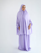 Cotton Two Piece Prayer Set - Lavender Lilac