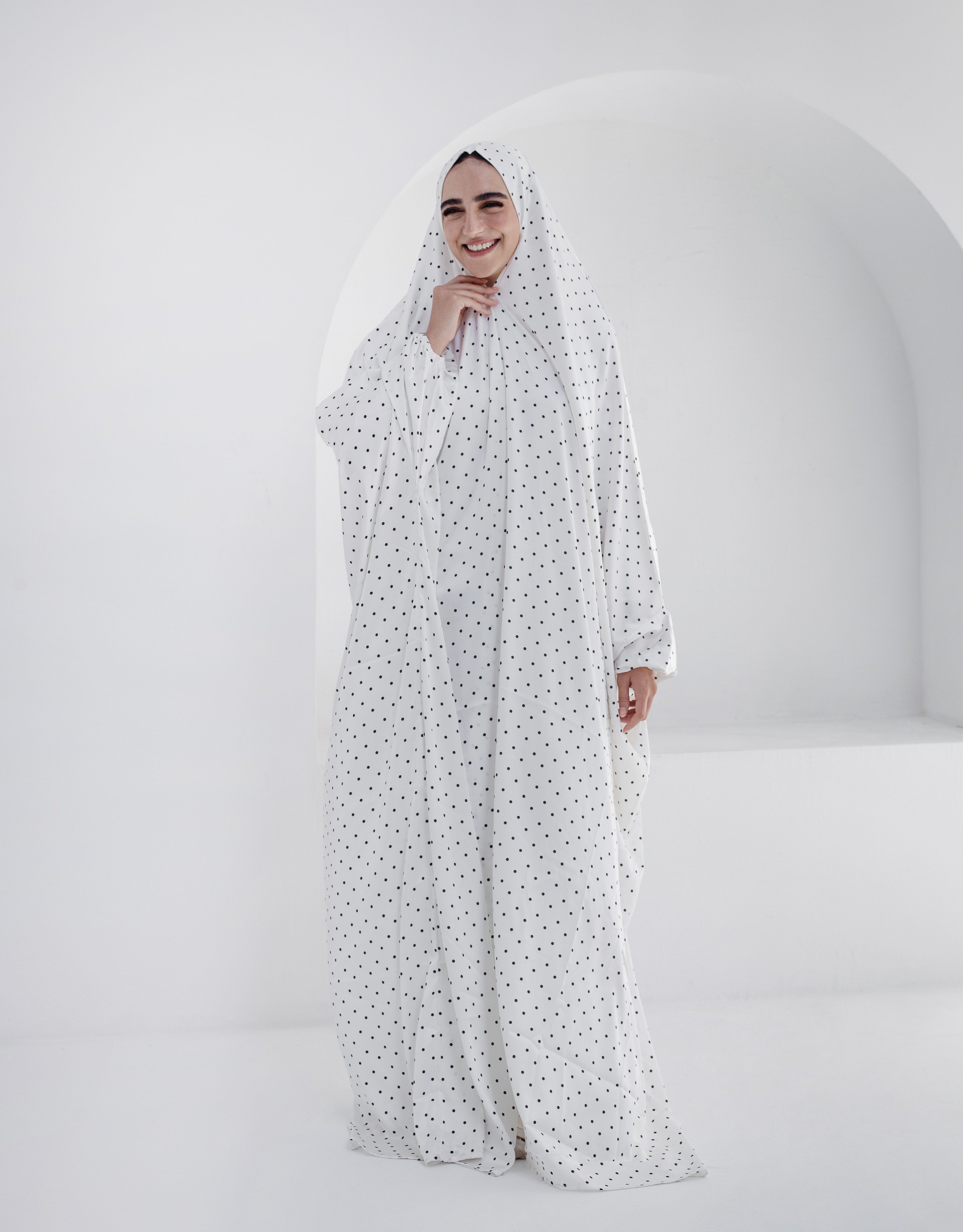 Classic Polka - Slip on Khimar