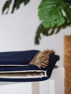 Makkah Moments in Navy Blue Padded Rug