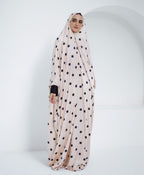 Creamy Polka - Slip on Khimar