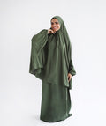 Cotton Two Piece Prayer Set - Earthy Olive