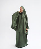 Cotton Two Piece Prayer Set - Earthy Olive