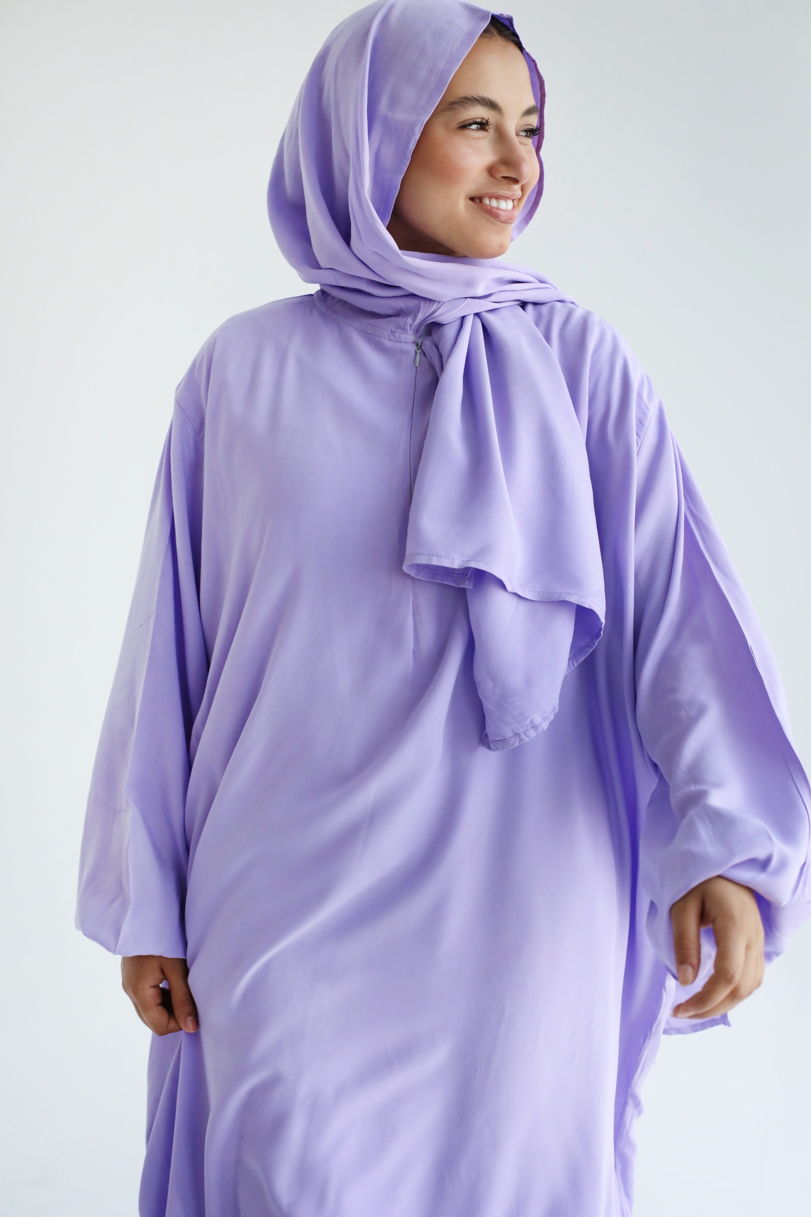 Cotton Prayer Dress - Lavender Lilac