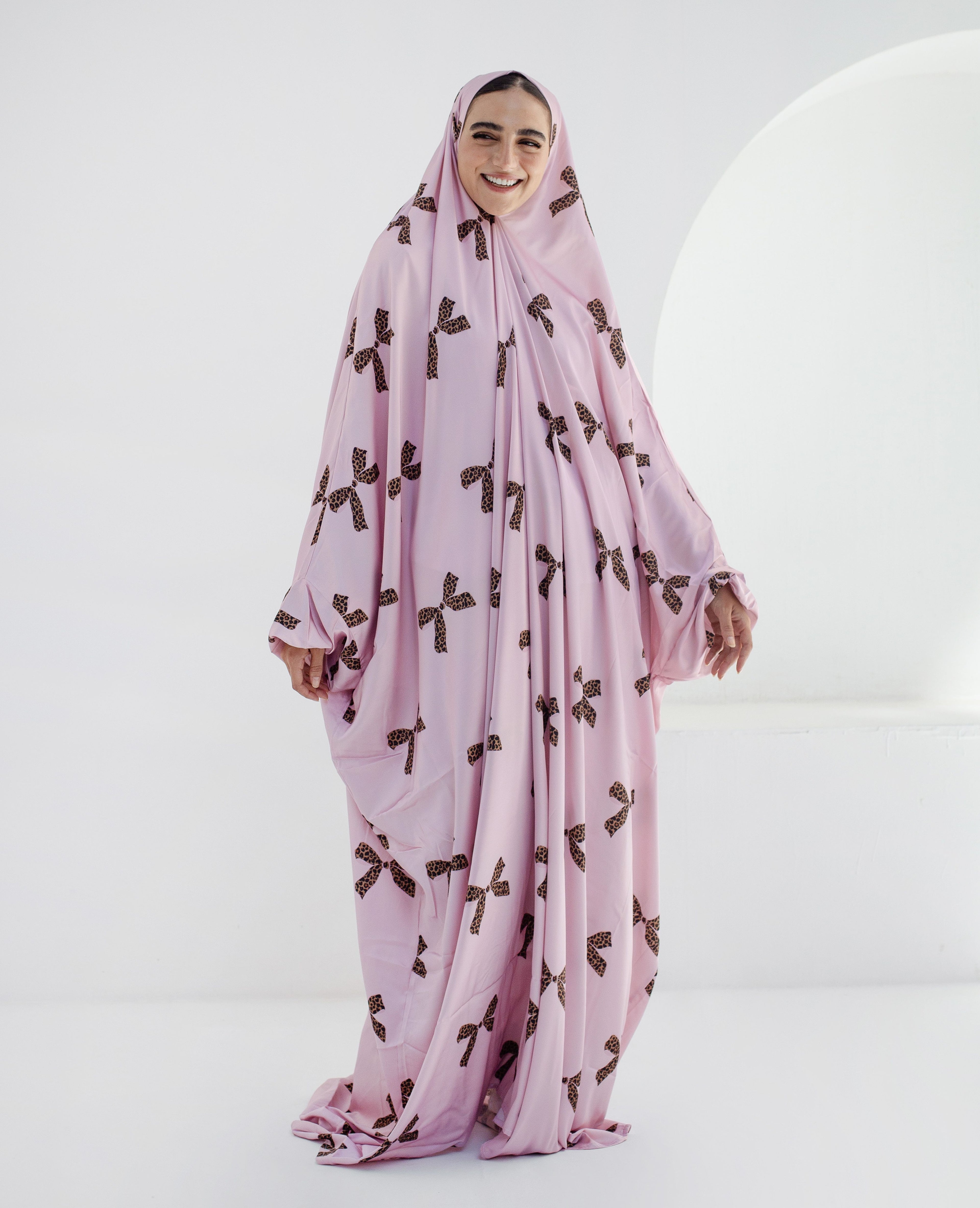 Leopard Ties - Slip on Khimar