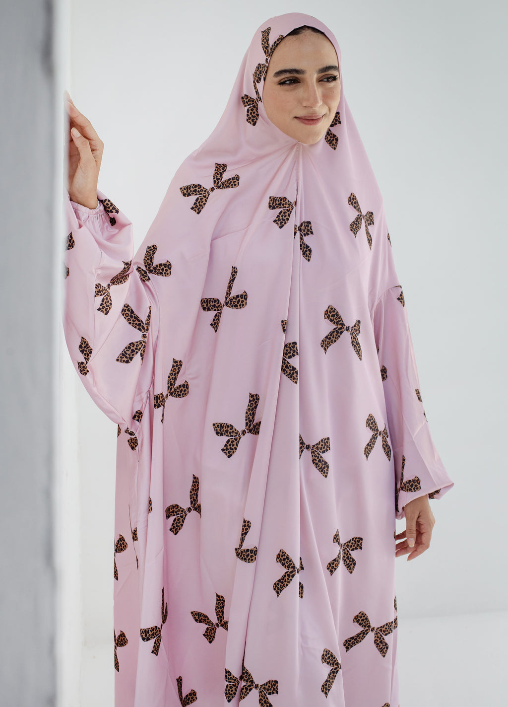 Leopard Ties - Slip on Khimar