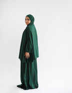 Cotton Two Piece Prayer Set - Emerald Green