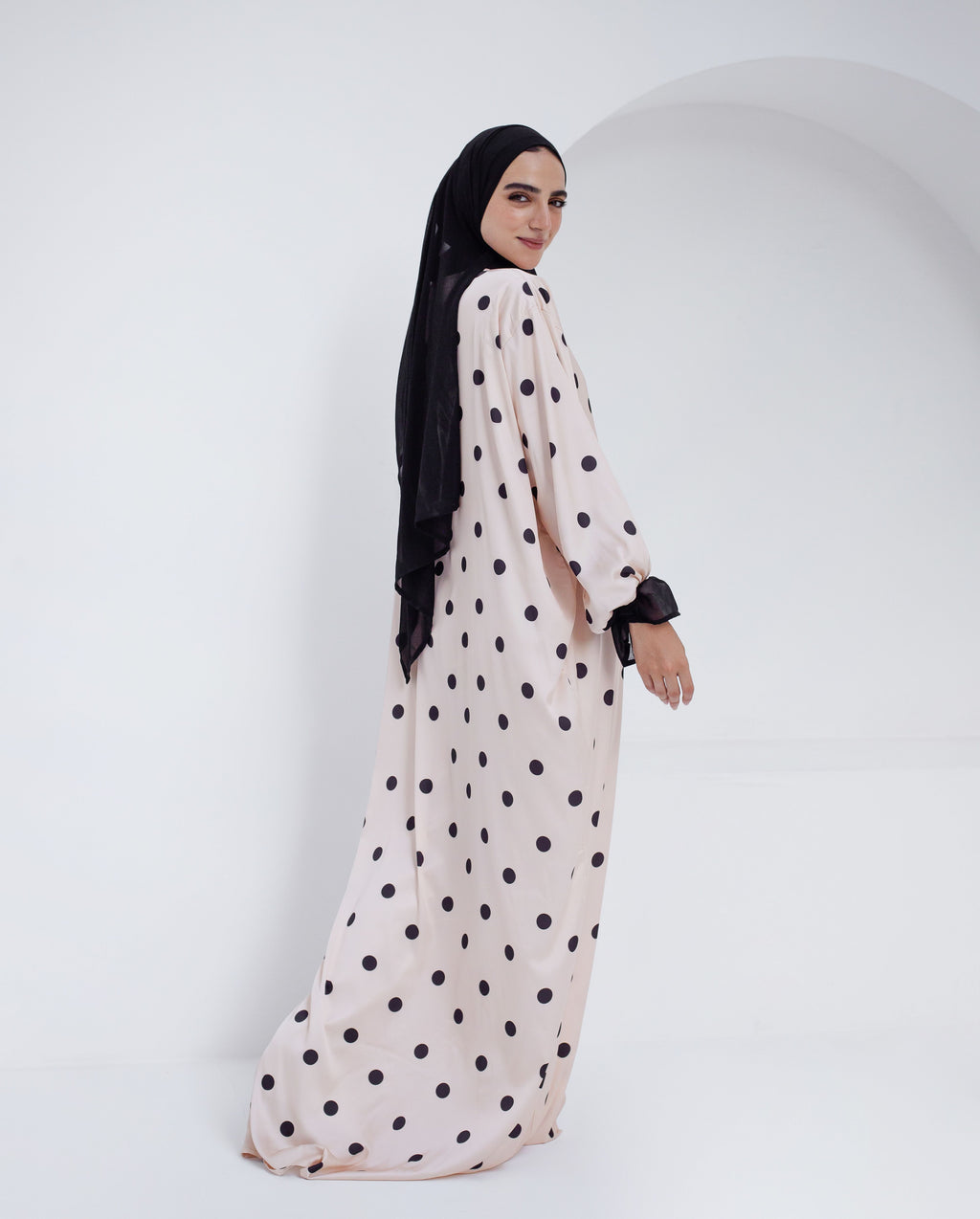 Creamy Polka - Prayer Dress