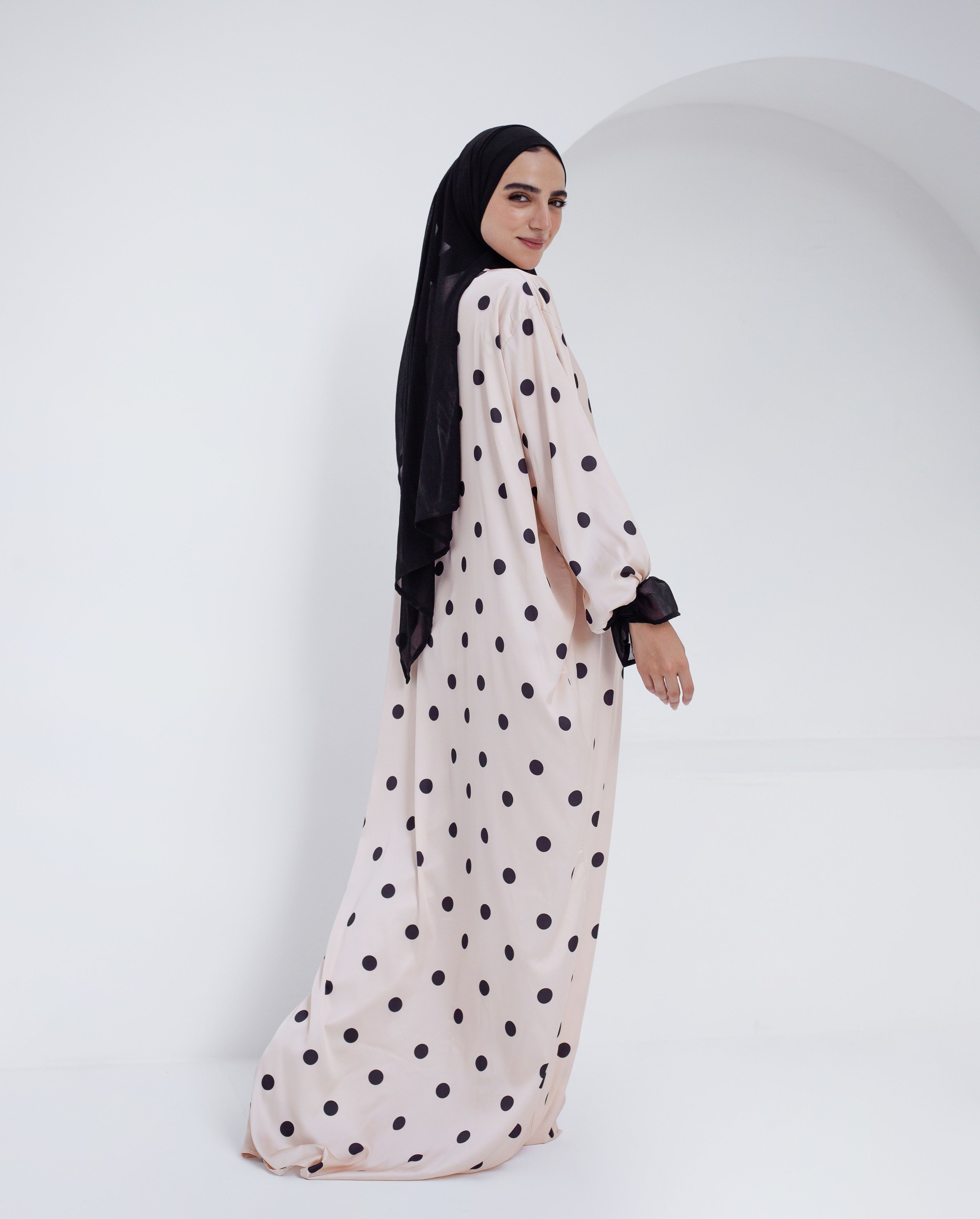 Creamy Polka - Prayer Dress