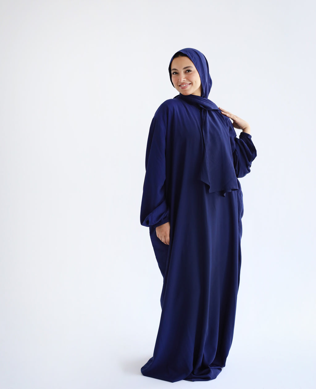 Cotton Prayer dress - Classic Navy Blue