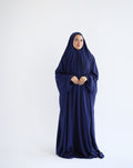 Cotton Maxi Veil - Navy Blue