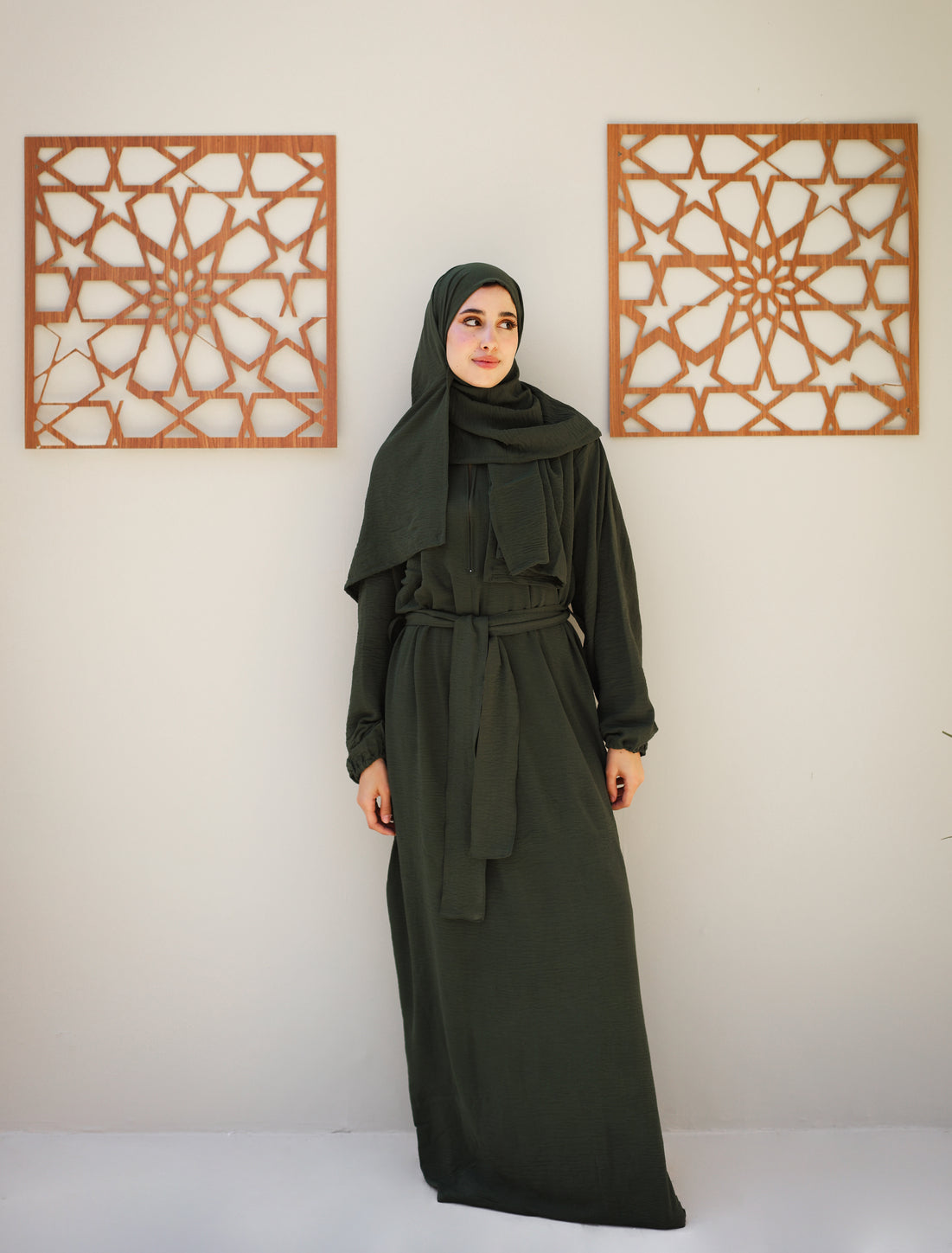 Arabian Grace in Olive Green