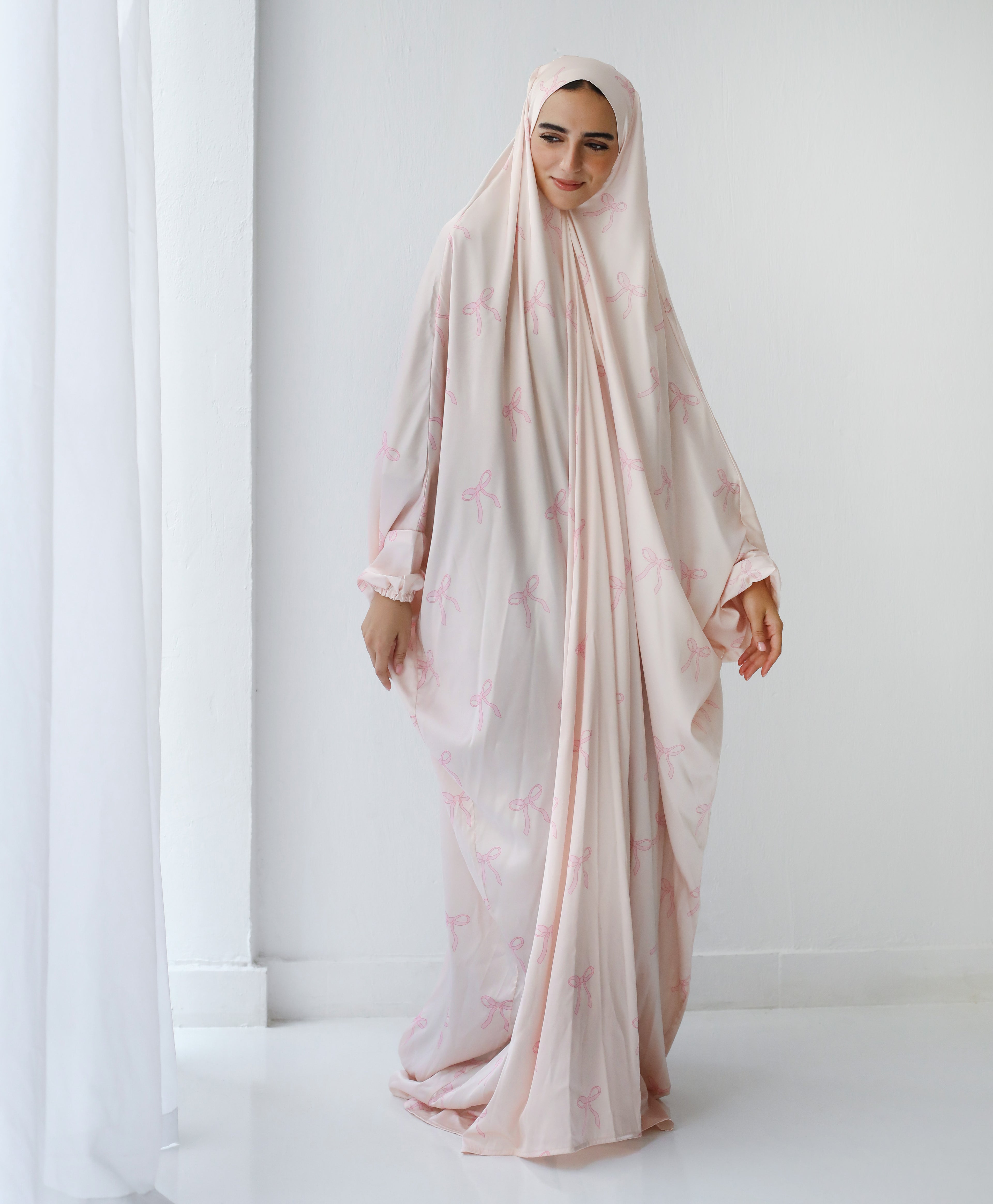 Rose Ties Slip On Khimar