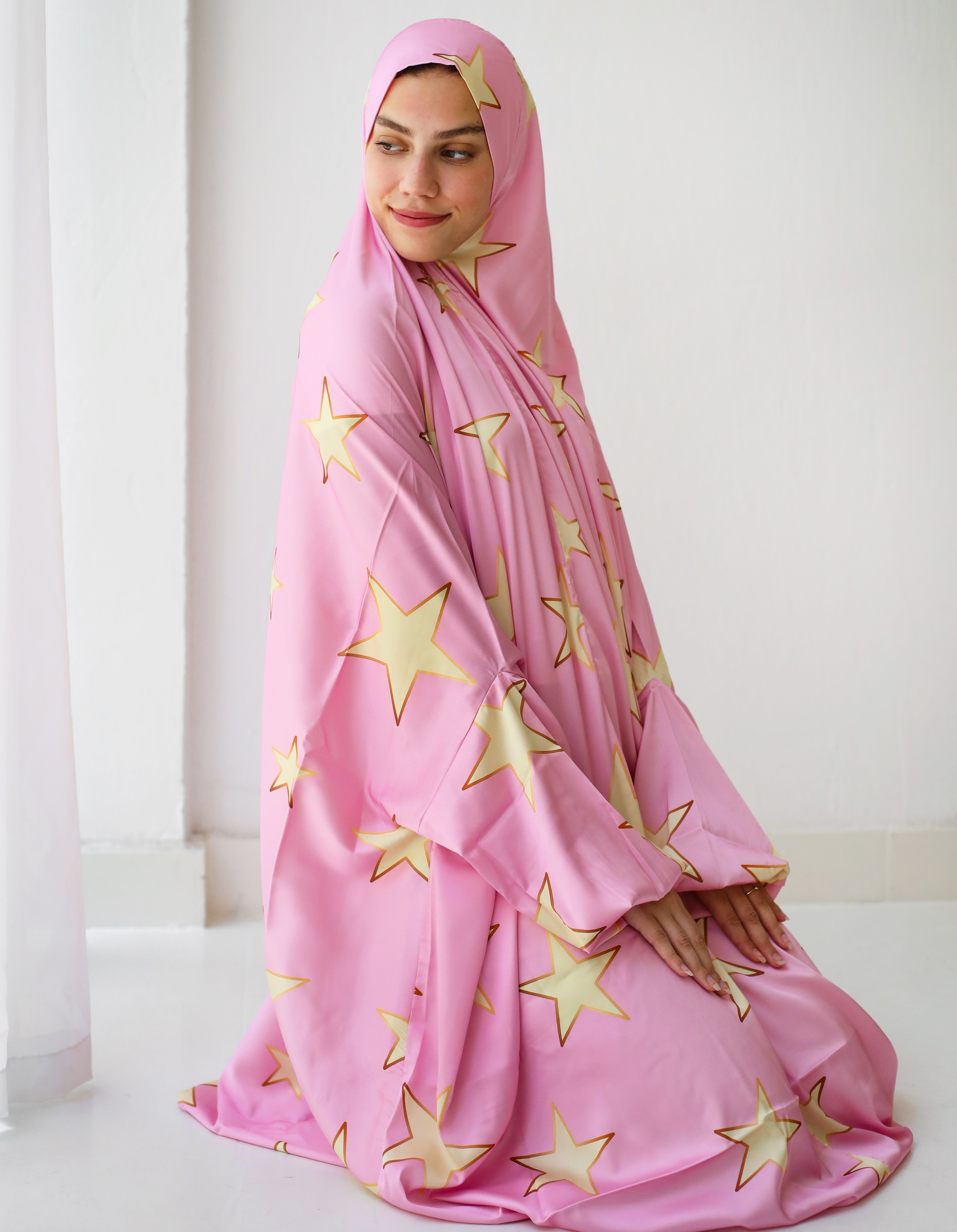Celestial Rose - Slip On Khimar