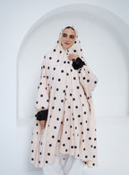 Creamy Polka - Midi Khimar