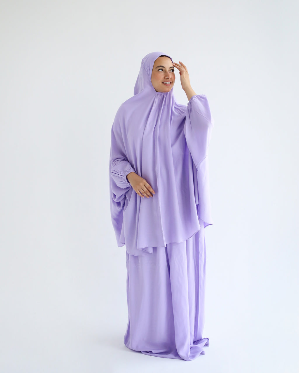 Cotton Two Piece Prayer Set - Lavender Lilac