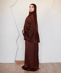 Plain Chocolate Brown Prayer Set