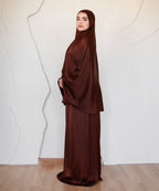 Plain Chocolate Brown Prayer Set