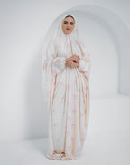 Cotton Rose Ties - Slip on Khimar