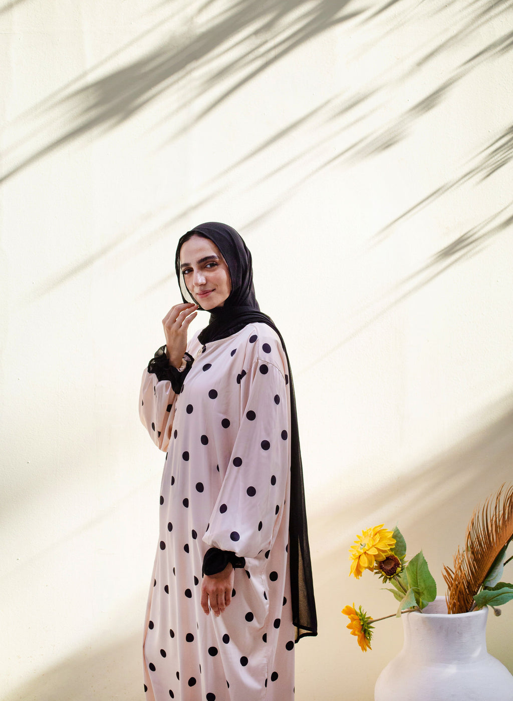 Creamy Polka - Prayer Dress