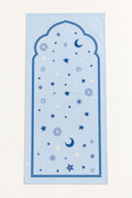 Blue Galaxies Portable Rug - Kids