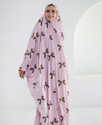Leopard Ties - Slip on Khimar