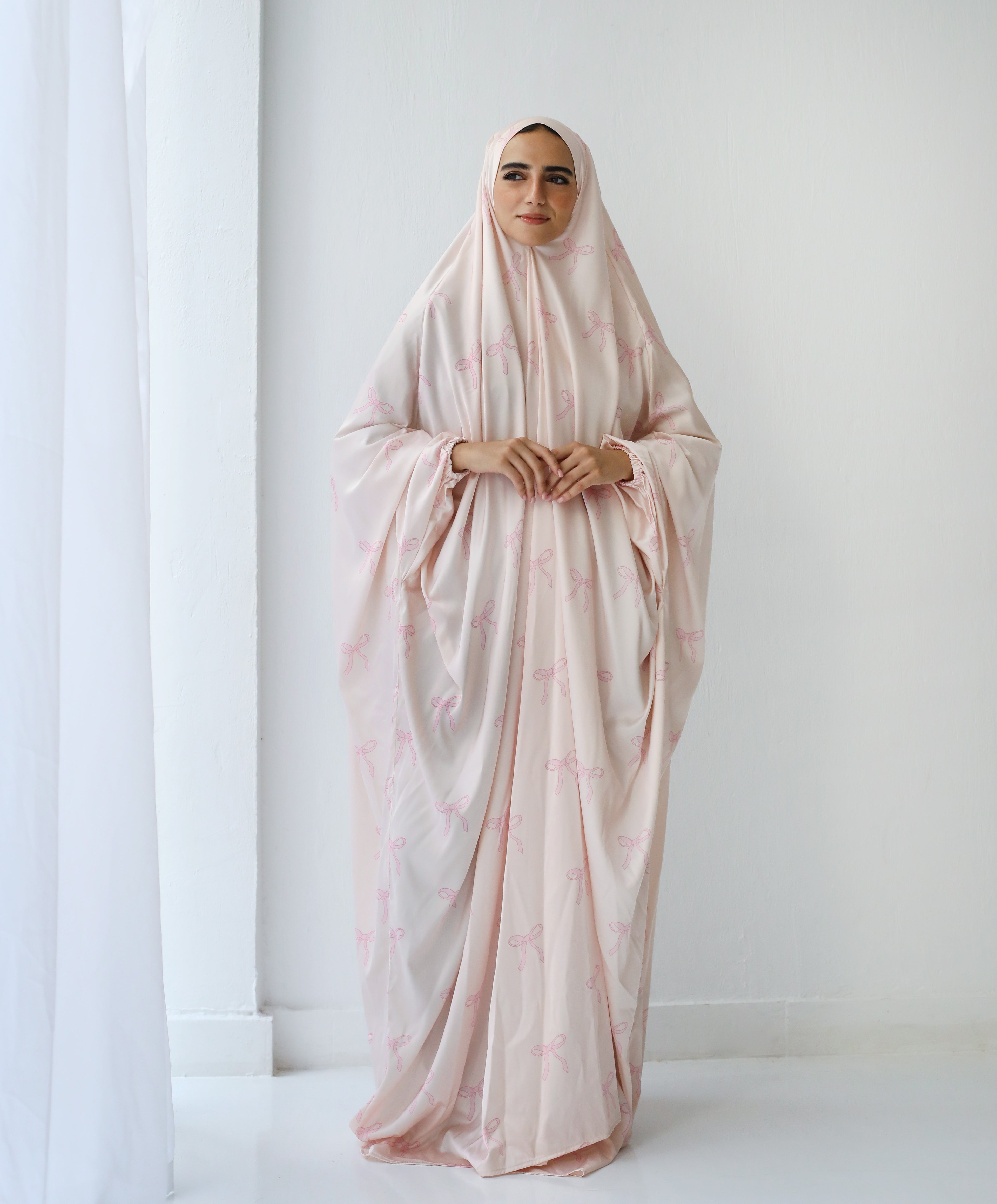 Rose Ties Slip On Khimar