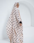 Creamy Polka - Slip on Khimar
