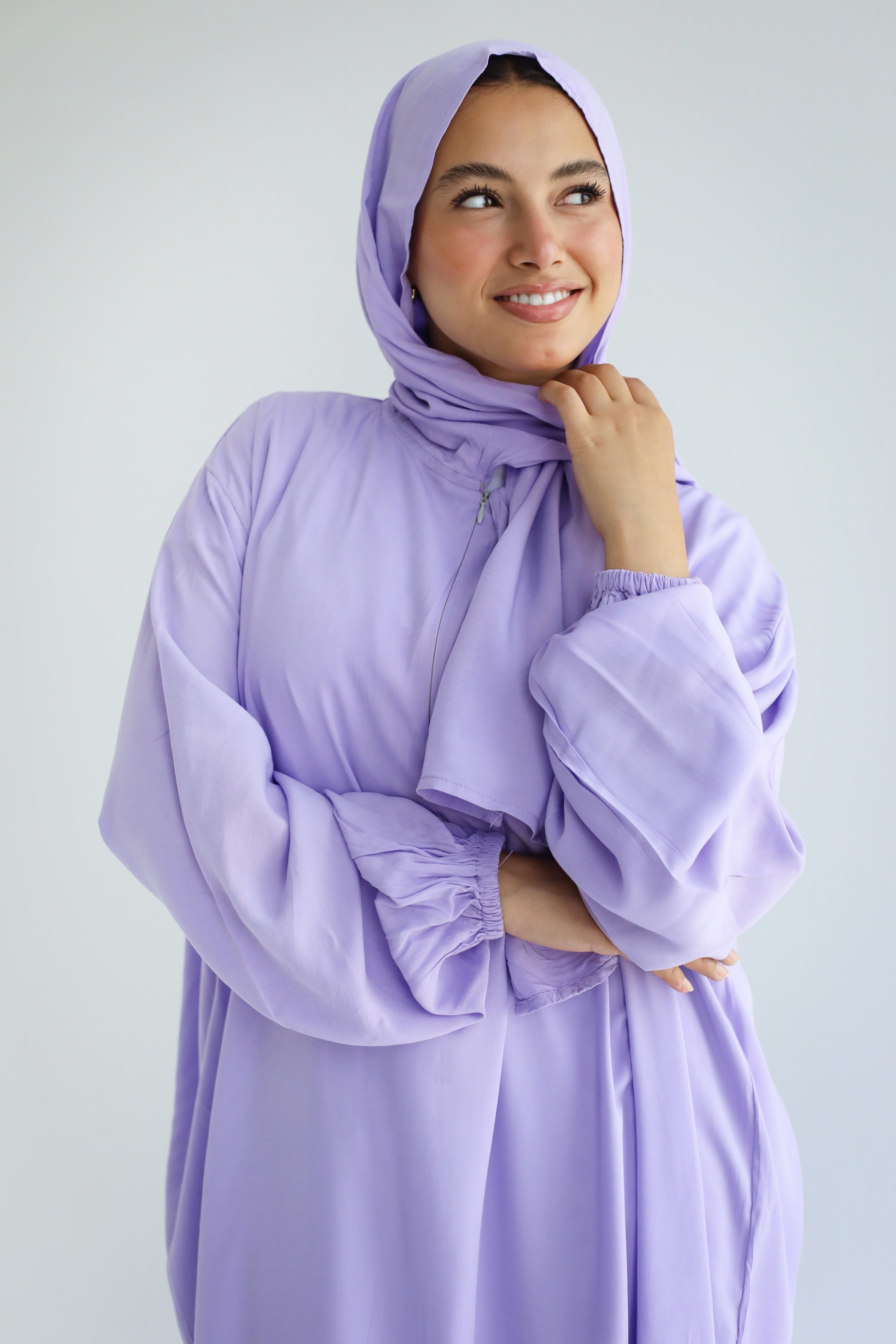 Cotton Prayer Dress - Lavender Lilac