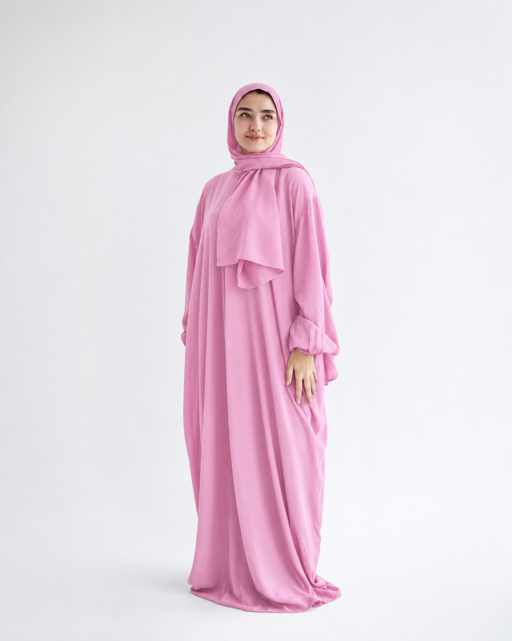Cotton Prayer dress - Cashmere pink