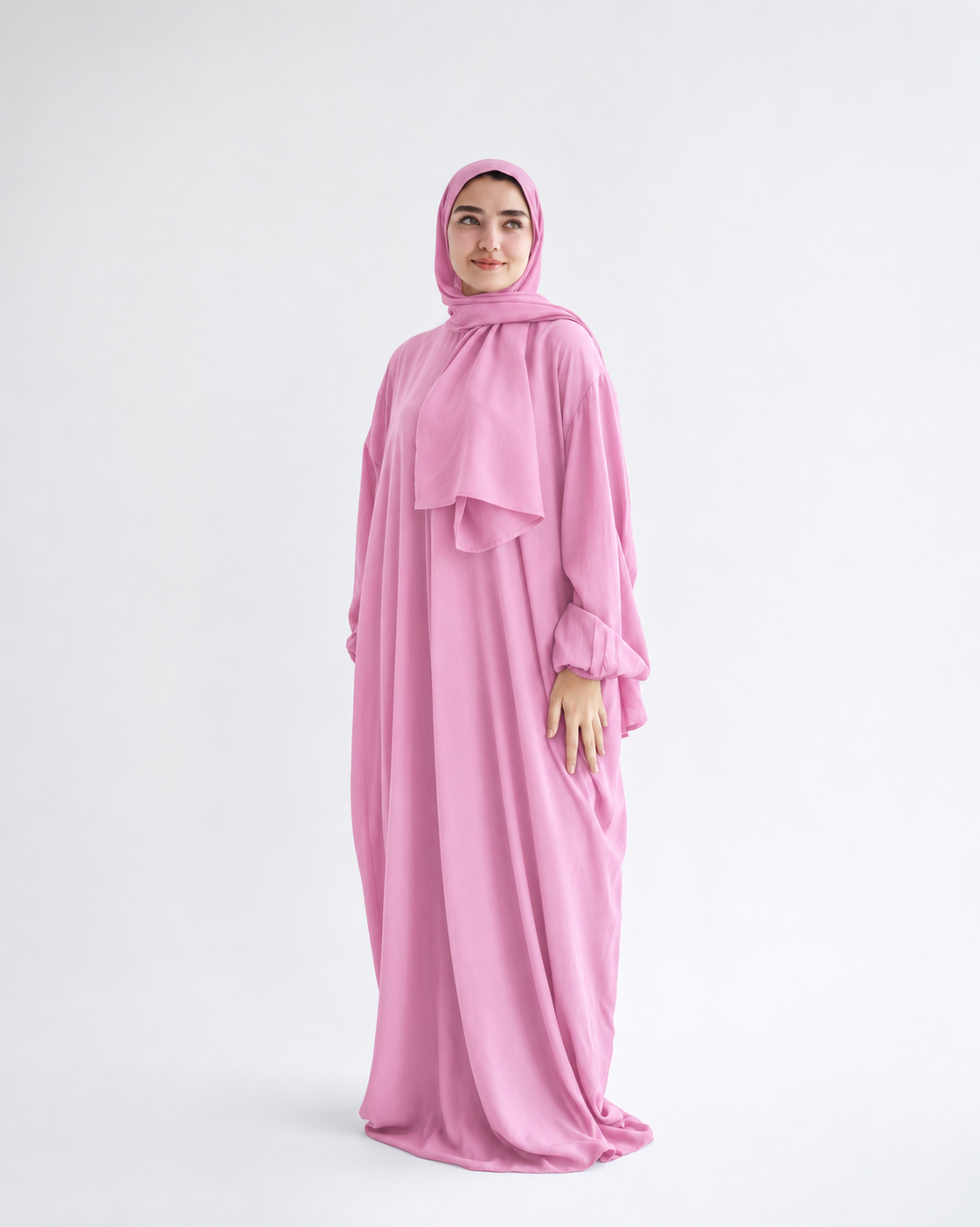 Cotton Prayer dress - Cashmere pink