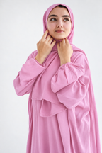 Cotton Prayer dress - Cashmere pink