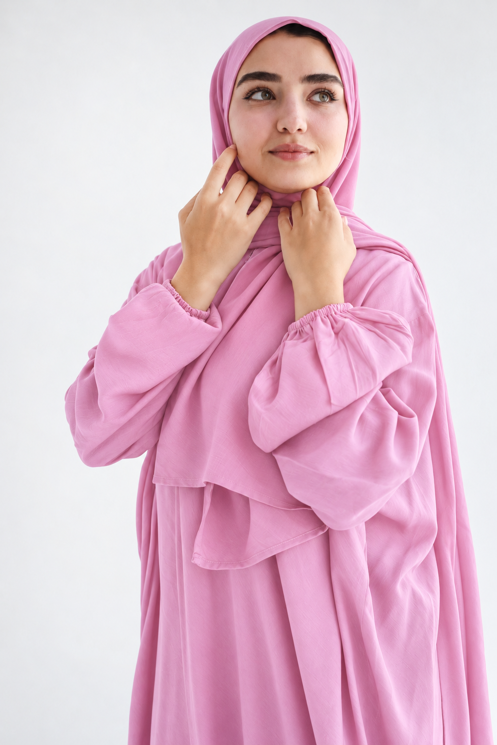 Cotton Prayer dress - Cashmere pink