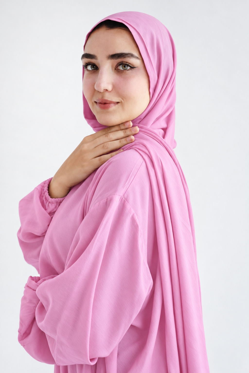 Cotton Prayer dress - Cashmere pink