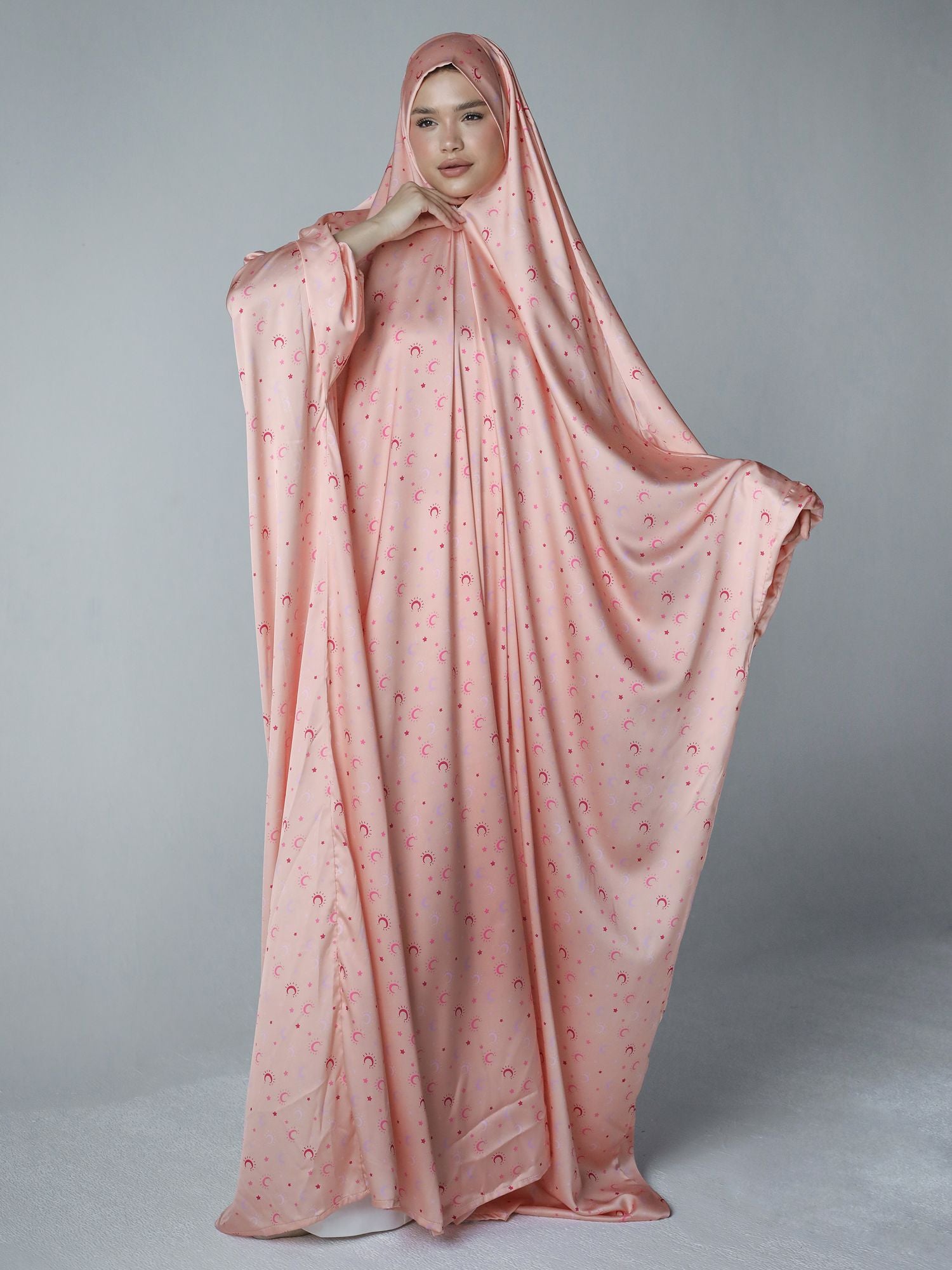 Coral Moons - Slip on Khimar