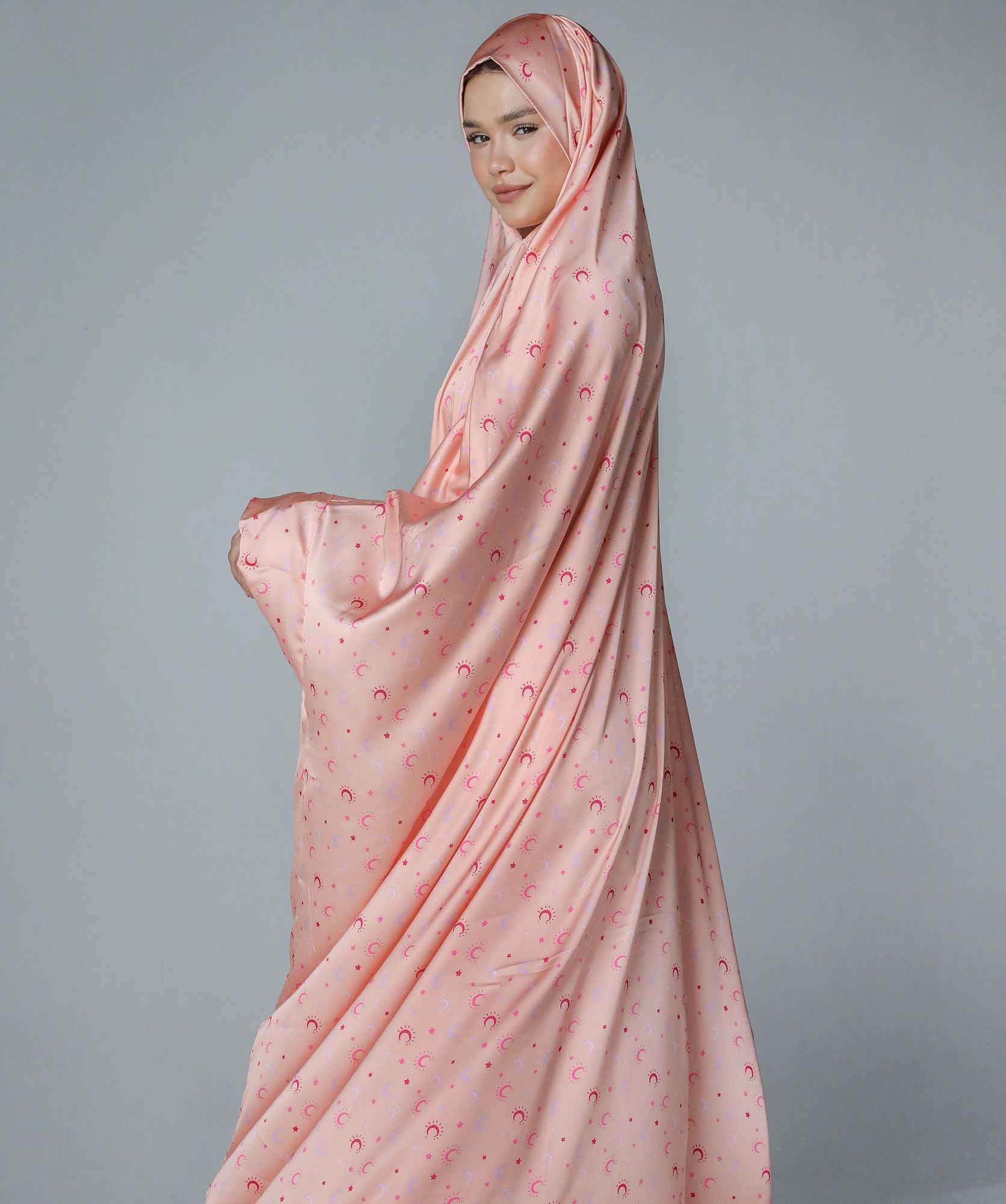 Coral Moons - Slip on Khimar