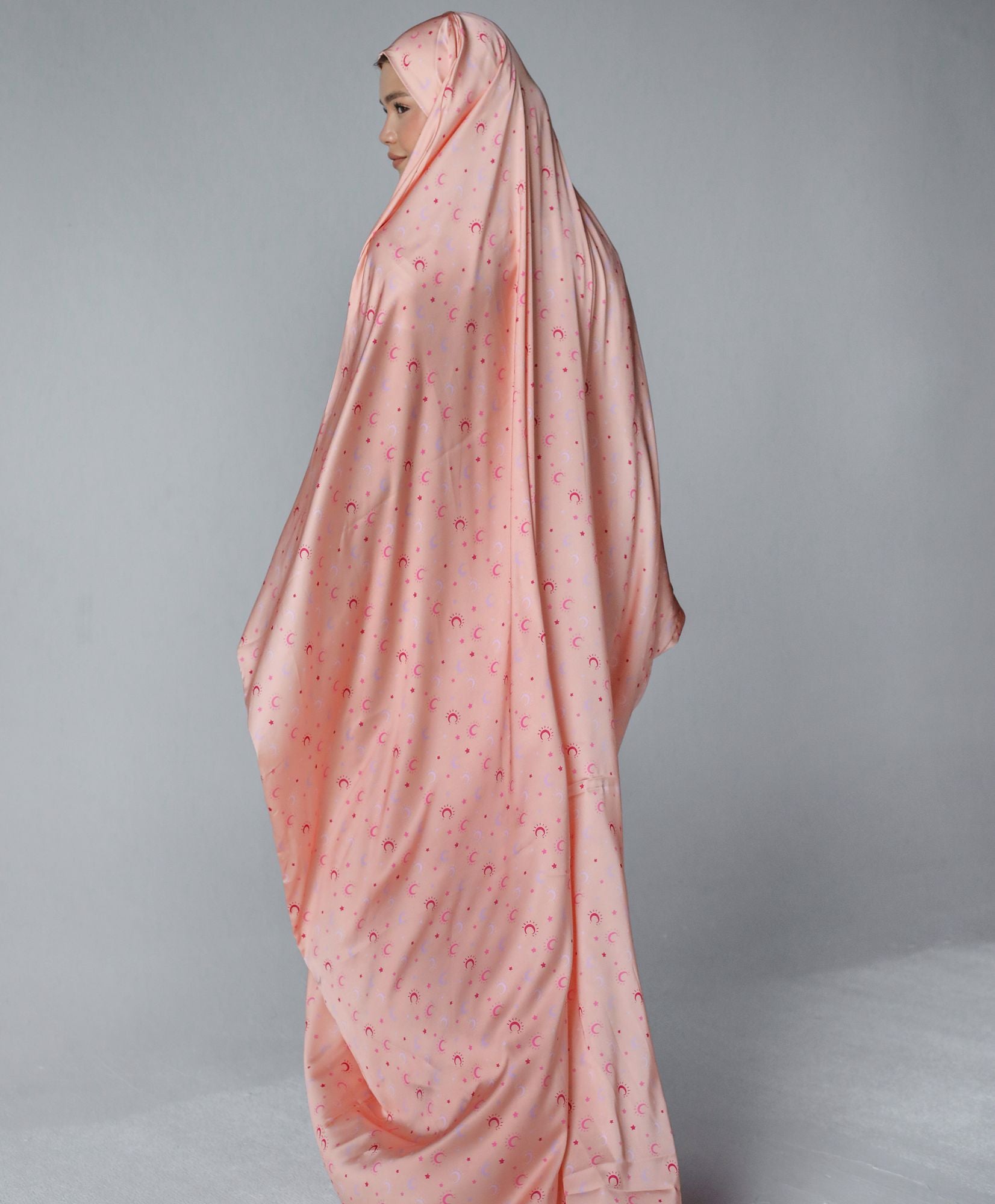 Coral Moons - Slip on Khimar