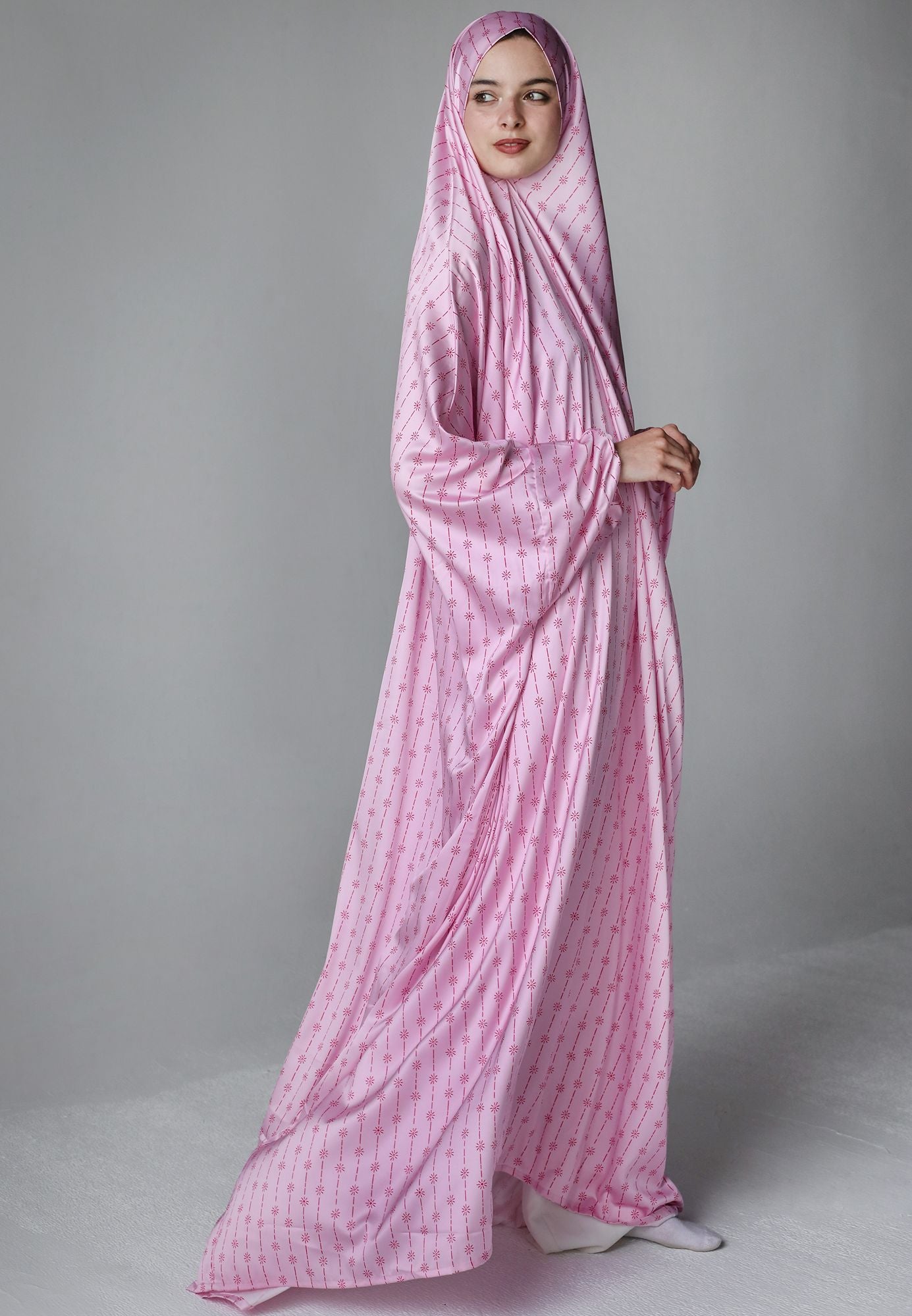 Sunny Pink - Slip on Khimar