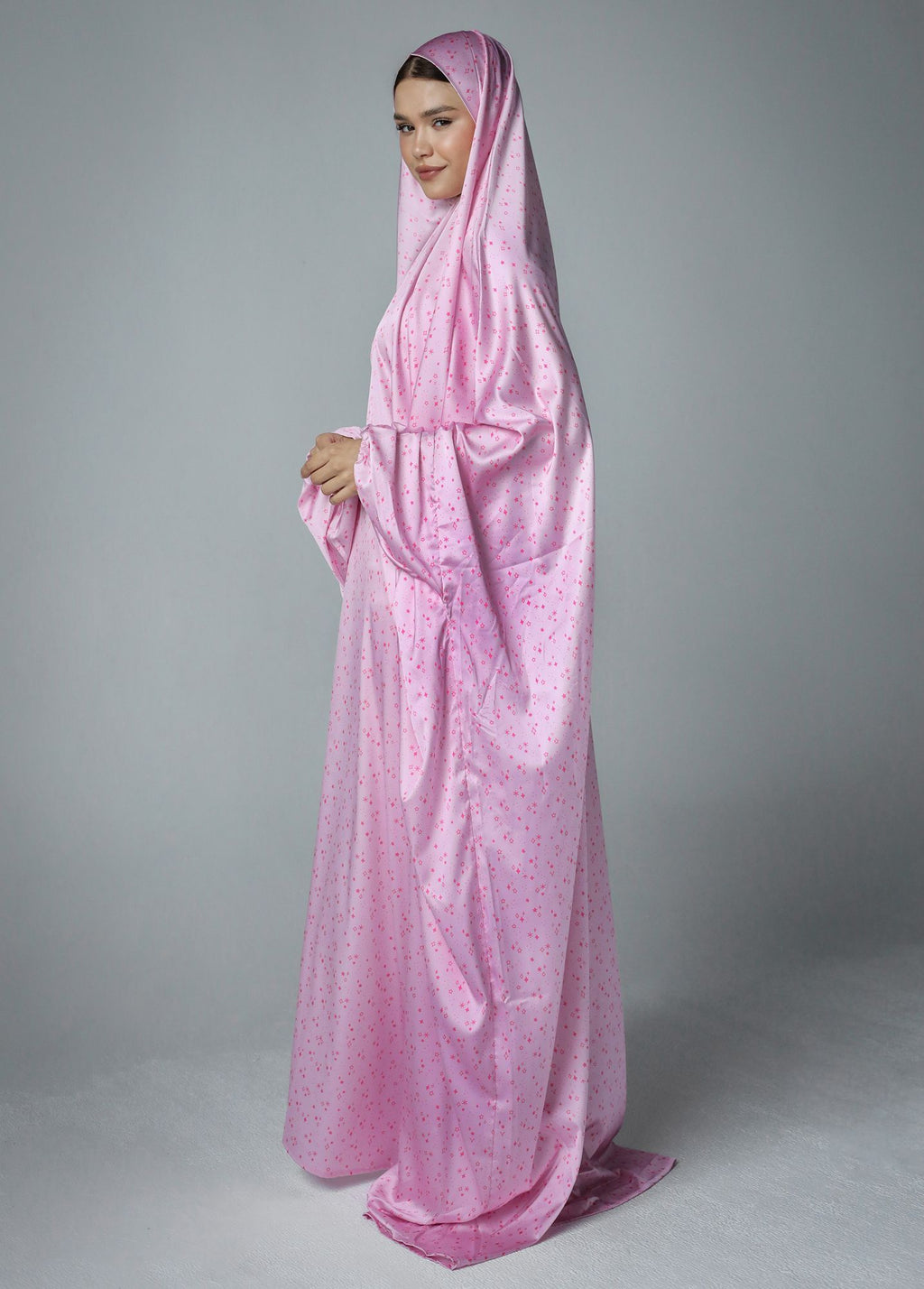 Pink Glaze - Slip on Khimar