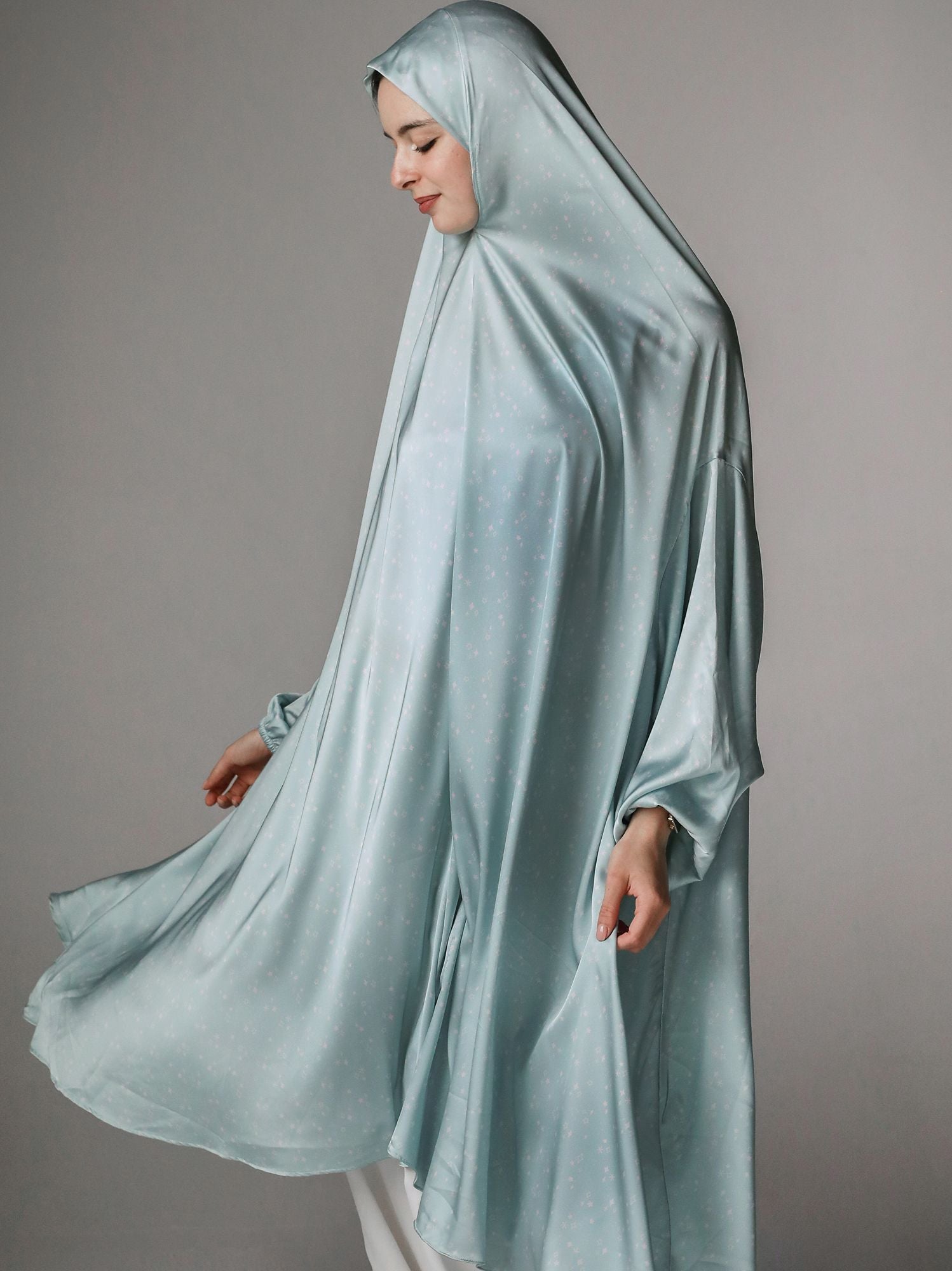 Mint Glaze - Midi Khimar