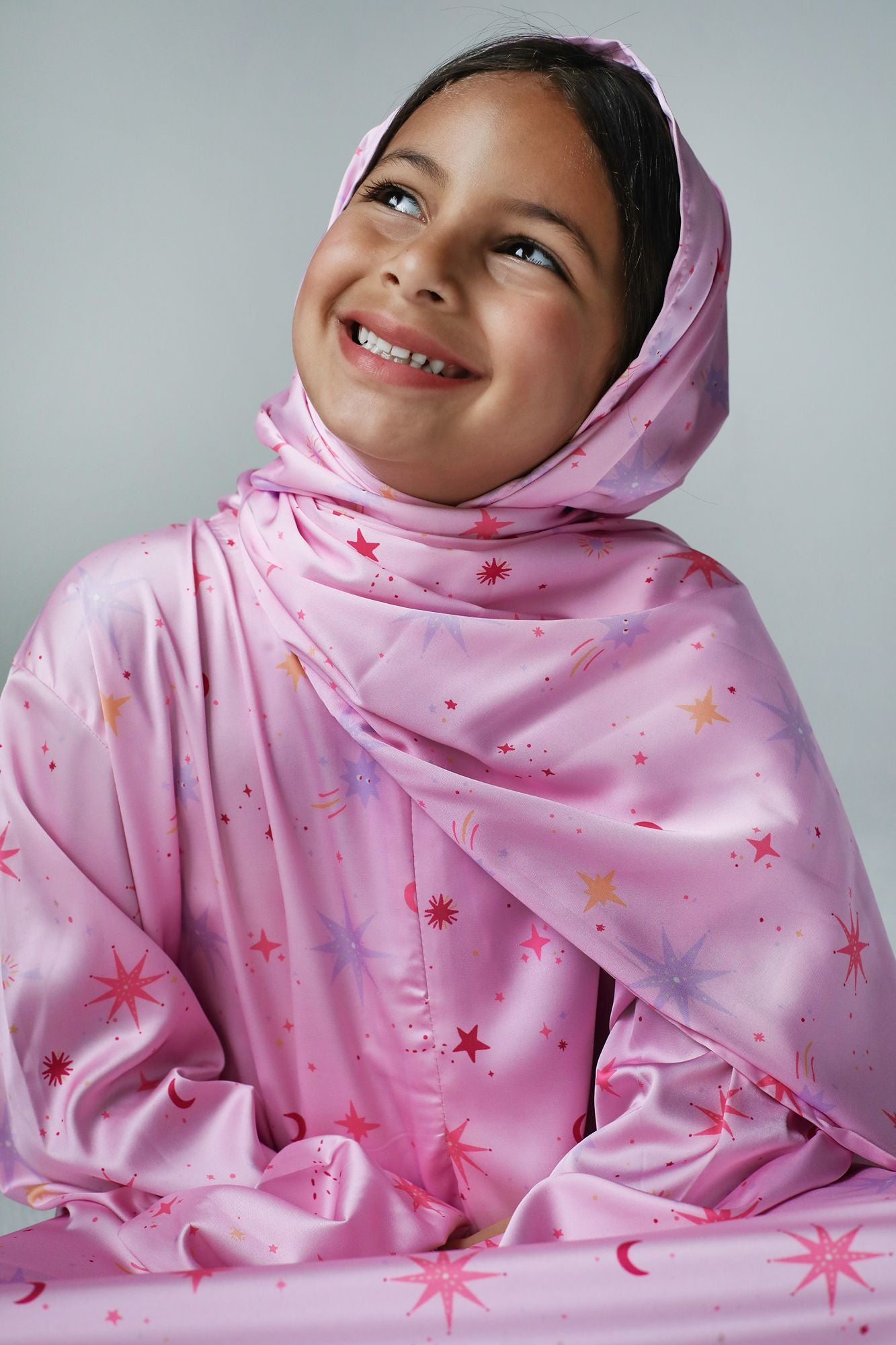 Pink Galaxies - Kids Prayer Dress