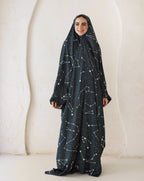 Emerald stars - Slip on Khimar