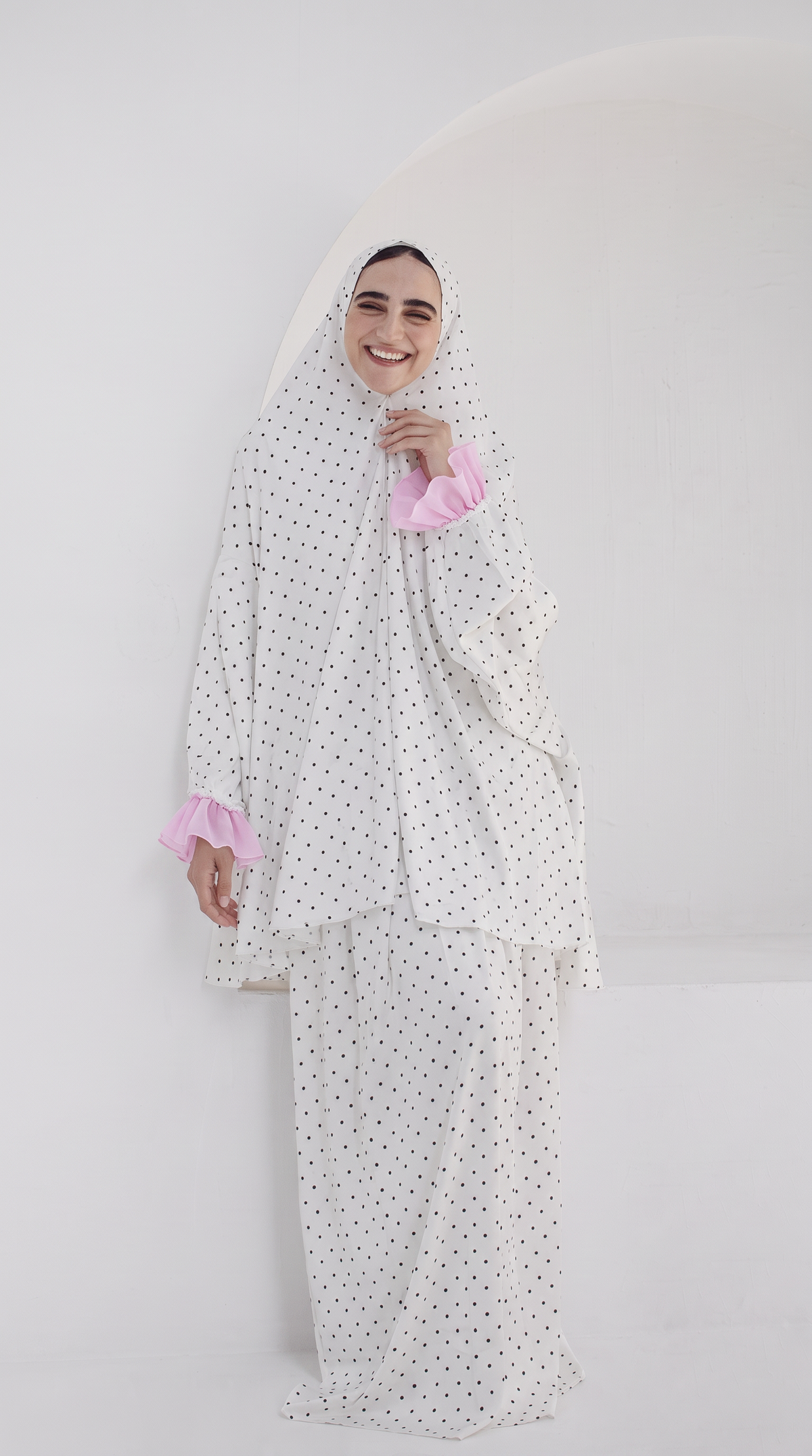 Polka Dots with a Hint of Pink - Prayer Set