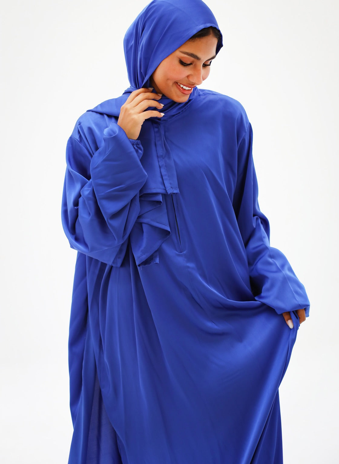 Plain Royal Blue Prayer Dress