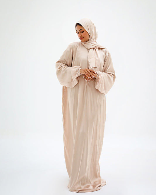 Plain Champagne Prayer Dress