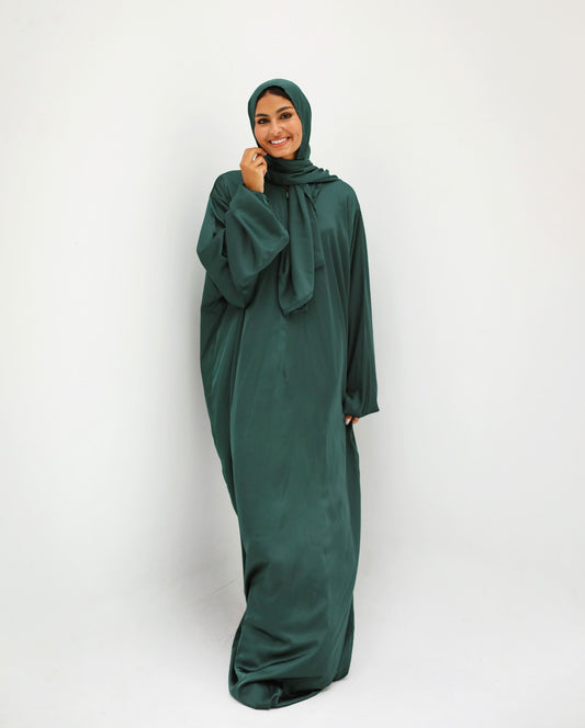 Plain Emerald Green Prayer Dress