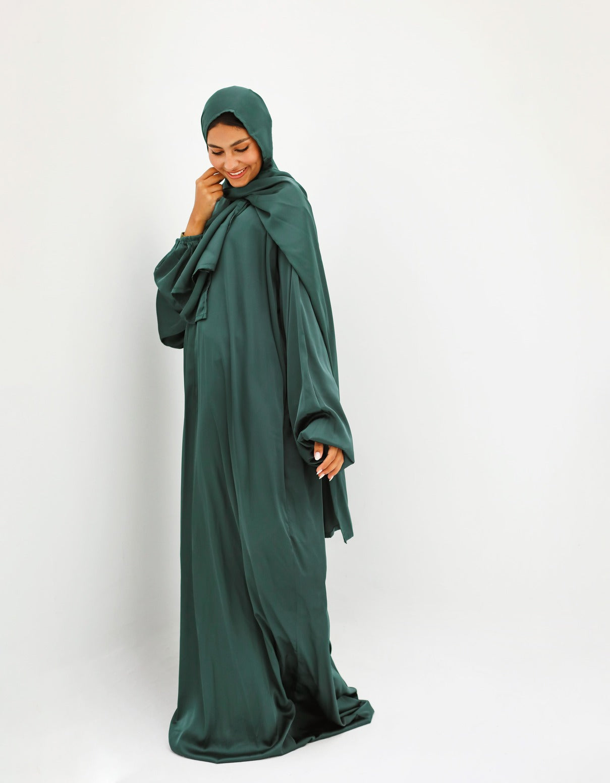 Plain Emerald Green Prayer Dress